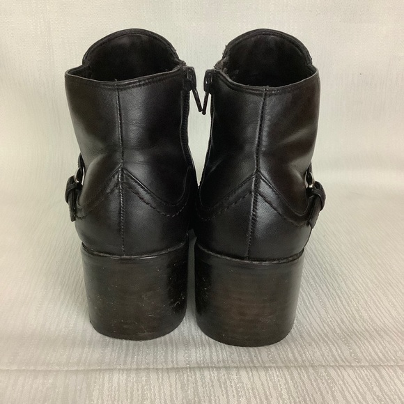 KAREN SCOTT “Rodeo” Brown Leather Booties SZ-7W - Picture 4 of 12
